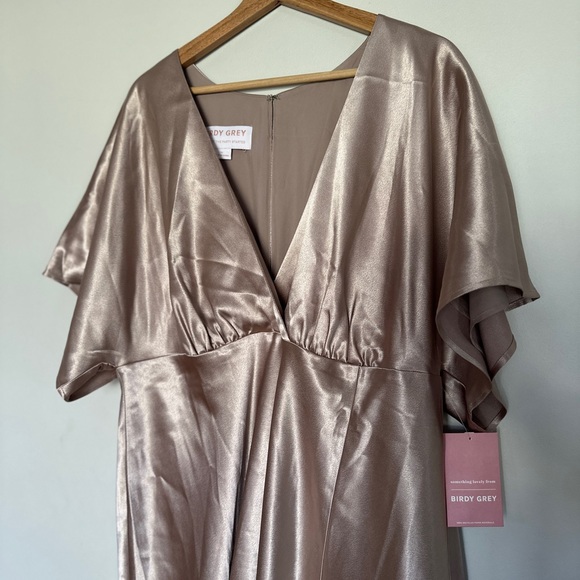 BIRDY GREY JESSE SHINY SATIN DRESS - Picture 6 of 7